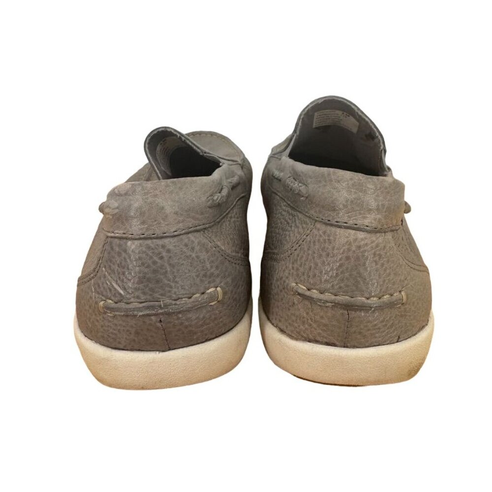 Tommy Bahama mens Thackary Leather Loafers Size 8.5 Gray - Picture 8 of 16